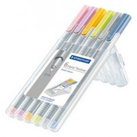 ESTUCHE 6 PZASTRIPLUS FINELINER 334, SURT. NEÓN STAEDTLER 334 SB6CS3 (Espera 4 dias)